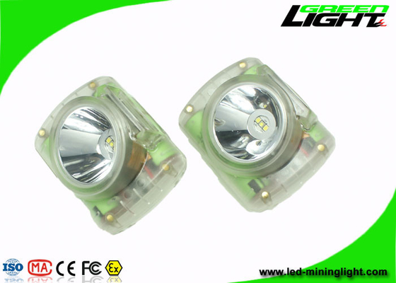 232lum 13000 lux زیرزمینی LED ماینینگ چراغ جلو 480mA 6.8Ah قابل شارژ با شارژر USB