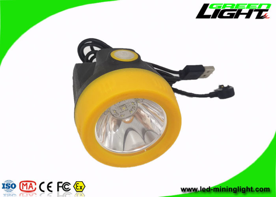 لامپ درپوش معدن زغال سنگ 10000 Lux 3800 میلی آمپر ساعت شارژر مغناطیسی USB چراغ پیشانی معدنچی قابل حمل با گیره قابل تنظیم دکمه سیلیکونی