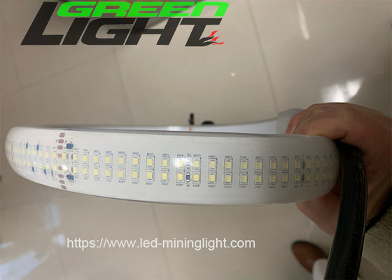 2230lum/m سیلیکون LED نوار نور دو ردیف DC36V/AC110V/220V SMD5050 30W/M رنگ سفید