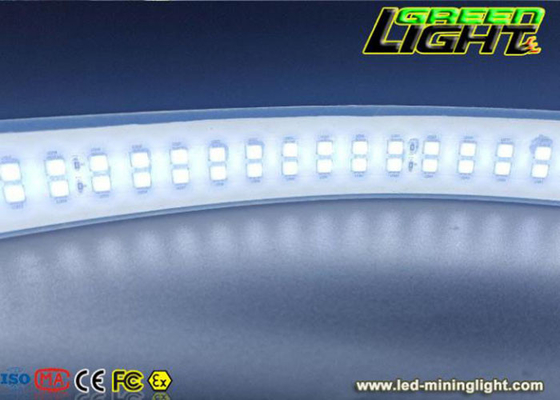 2230lum/m سیلیکون LED نوار نور دو ردیف DC36V/AC110V/220V SMD5050 30W/M رنگ سفید