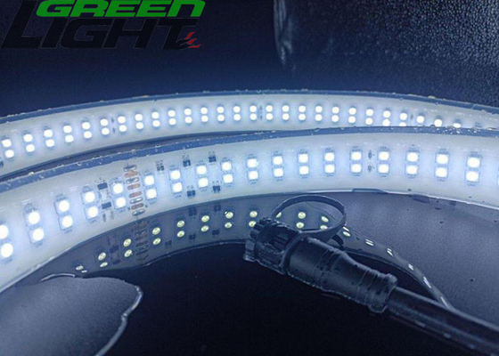 AC110V 35W LED چراغ نواری انعطاف پذیر SMD2835 280LEDs نوار LED ضد آب دو ردیفه برای معدن زیرزمینی تونل در فضای باز