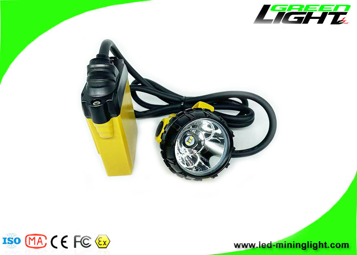 لامپ درپوش ماینرز ضد انفجار 25000 لوکس IP68 ضد آب 10400Ah باتری SAMSUNG 3W Cree Led بهترین چراغ پیشانی ماینینگ
