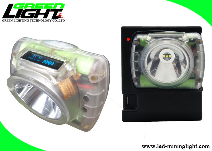 لامپ درپوش ماینر LED قابل حمل 15000lux سبک وزن باتری لیتیوم یونی قابل شارژ 6.8Ah