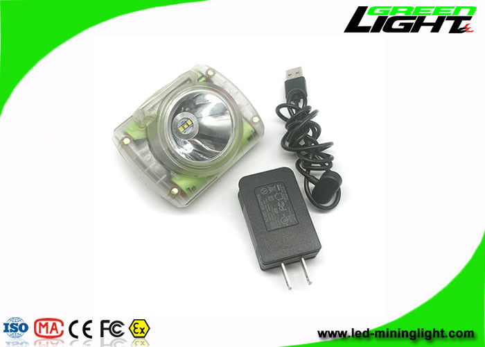 لامپ درپوش بی سیم LED 13000 لوکس 6.8 Ah باتری لیتیوم یونی قابل شارژ با صفحه نمایش دیجیتال OLED چراغ جلو ضد انفجار