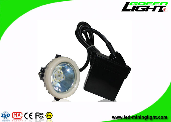 6.6Ah LED ماینرز درپوش لامپ سیمی ضد انفجار 10000lux قابل شارژ لیتیوم یون IP67 ضد آب
