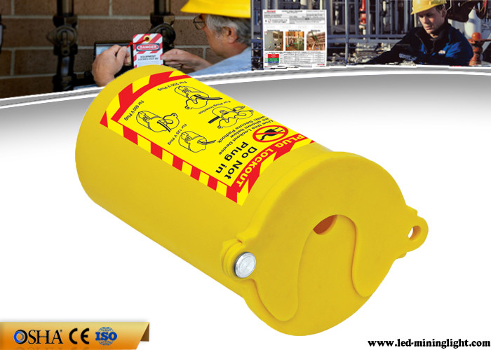 PP Material Lock Out Tag، Tagout سیلندر گاز زرد پنوماتیک