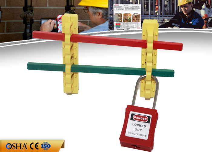 قفل شکن گروه ایمنی ZC-D17 Nylon PA با رنگارنگ و آسان برای استفاده