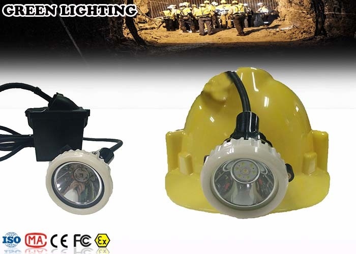 چراغ جلو LED شارژی IP68 ، چراغ کلاه سیمی بند دار 4000 لوکس قابل شارژ