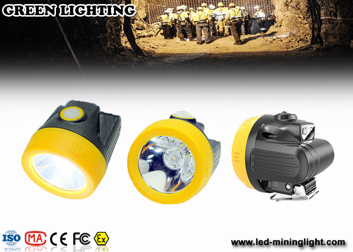 IP68 آلمان Bayer Cordless Miners Cap Lamp، Led Mining Lamp PC مات سطح