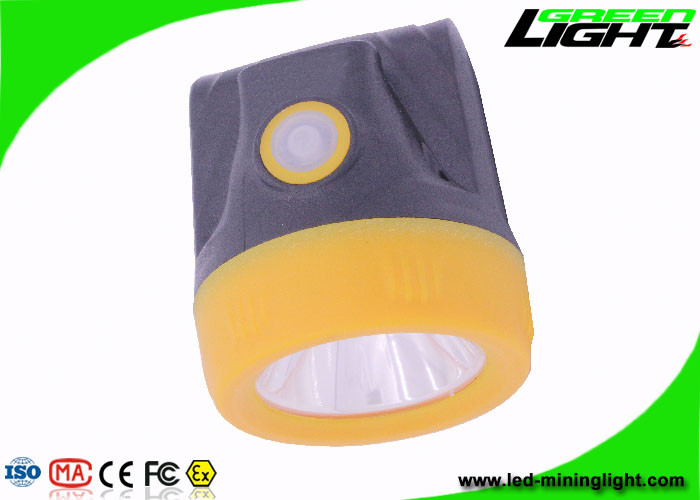 چراغ جلو معدنچی قابل شارژ ضد آب IP68 10000 Lux با پوسته رنگارنگ و حمل آسان 220 گرم