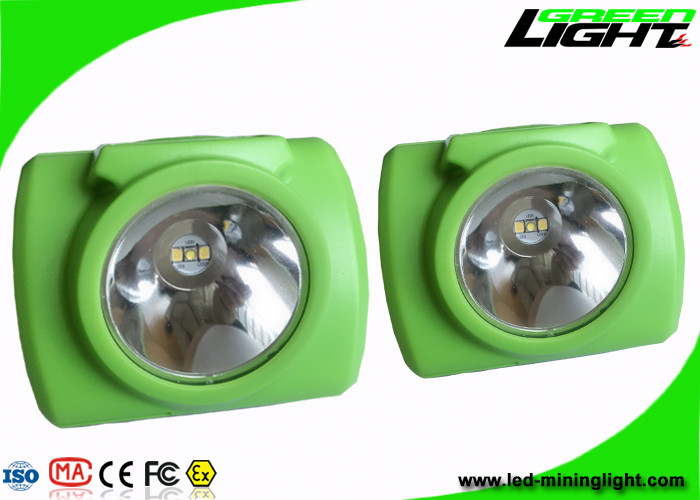 مینرهای قابل شارژ شارژی چراغ جلو چراغ ایمنی ضد انفجار 3.7V رنگ سبز