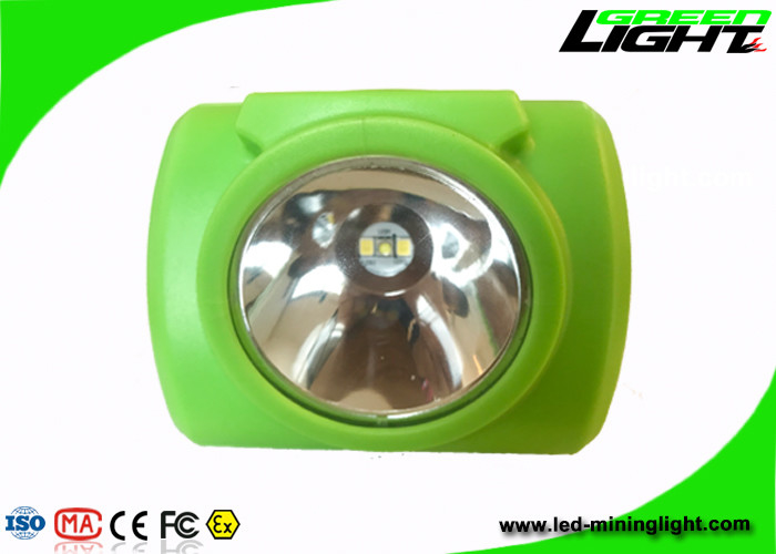 صفحه نمایش OLED ایمنی پرتو PC شارژ USB 13000lux LED Mining Light با دکمه فشار