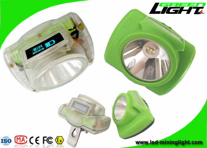 13000lux چراغ درپوش بی سیم معدن IP68 شارژ USB ضد آب با صفحه OLED