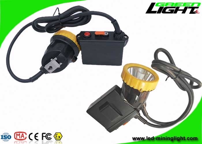 3.7W High Lumen Coal Miners Lamp 50000 Lux IP67 ظرفیت باتری بزرگ ضد آب 11.2Ah