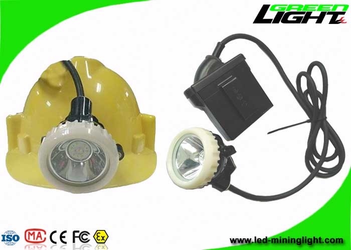 ظرفیت باتری چراغ چراغ معدنی LED پرتوی Corded Cree Cree LED 10000lux 6.6Ah