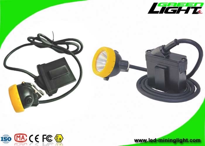 ضد انفجار LED Miners Helmet Light IP68 7.8Ah Li - Ion Battery 10000lux Brightness