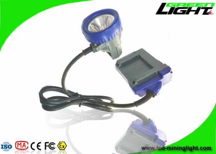 IP68 Coal Miner Hard Hat Light 10000lux 6.6Ah Li - باتری یونی ضد انفجار