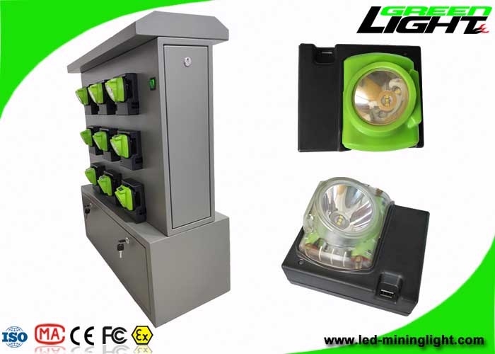 شارژر دو طرفه دارای درپوش معدن بی سیم چراغ 18 واحد برای سری GLC-6 است