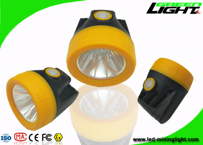 ضد انفجار 10000lux Miners Cap Lamps بی سیم 1.1W پشتیبانی از شارژ USB