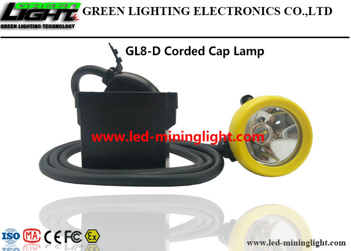 چراغ درپوش معدنچی LED سبک 10000lux 7.8Ah یون لیتیوم با درپوش دکمه سیلیکون