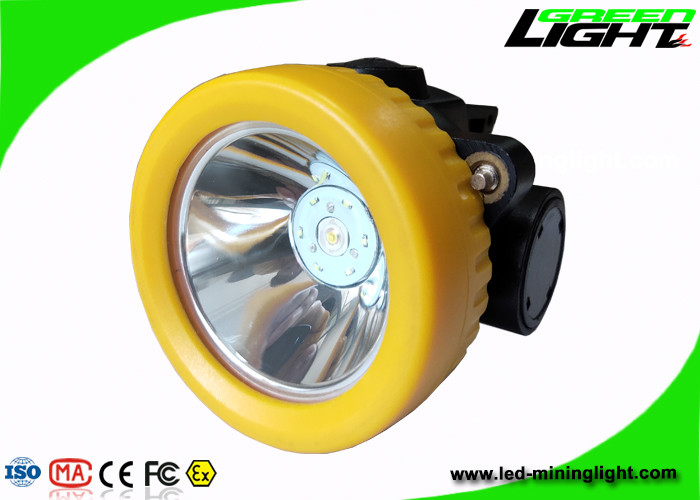 All In One Structure Black Miner Hard Hat Light 5000lux PC ABS IP68 ضد آب