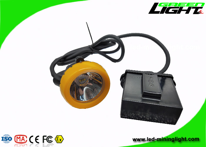 Silicon Button Touch LED Mining Light 10000lux Cap Lamp 7.8Ah Li - Ion باتری