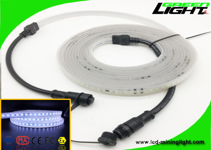 Rgb SMD 5050 ضد آب چراغ های نوار قابل انعطاف ضد آب رنگ سفید سفید سیلیکون