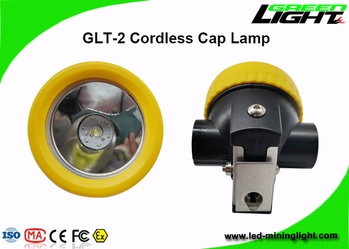 چراغ درپوش معدن بی سیم Head Cap LED Light Helmet ظرفیت 2.2ah باتری