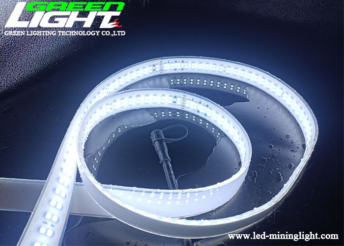 چراغ نوار انعطاف پذیر LED دو ردیف IP68 SMD3528 AC220V 3528 یا 5050 SMD LED Epistar 2000Lum