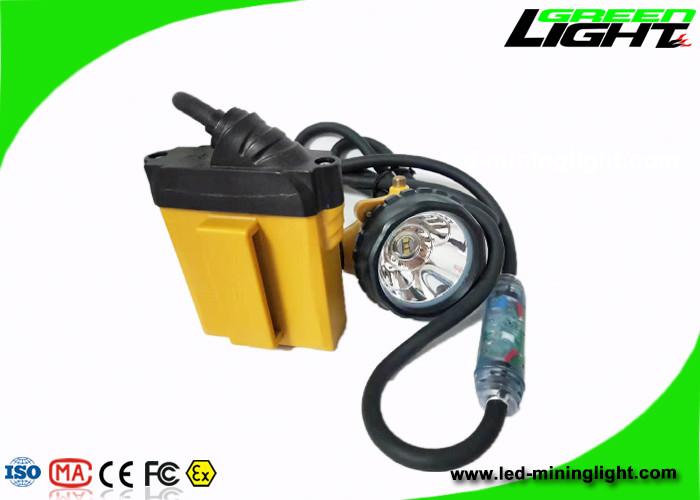 25000Lux 10.4Ah چراغ درپوش معدن چشمک زن 348lum قابل تنظیم با چراغ های هشدار عقب
