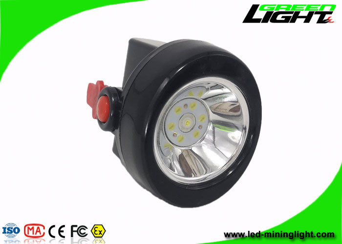 2.8Ah شارژی قابل حمل چراغ معدنی LED 4000Lux معدنچی زغال سنگ Headlamp Cree LED 15 ساعت زمان کار
