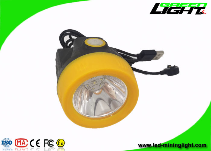 لامپ درپوش معدن زغال سنگ 10000 Lux 3800 میلی آمپر ساعت شارژر مغناطیسی USB چراغ پیشانی معدنچی قابل حمل با گیره قابل تنظیم دکمه سیلیکونی